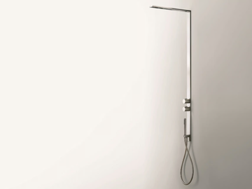MILANOSLIM EASY - Wall-mounted shower panel with overhead shower by Fantini Rubinetti - view 3